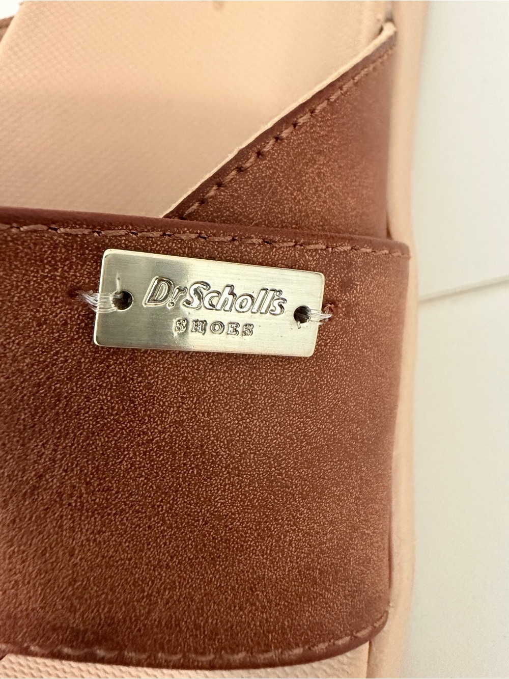 Dr. Scholl’s Brown Comfort Thong Slide Sandals size 7.5 - Picture 4 of 8